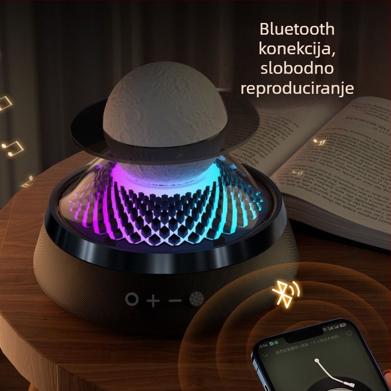 Bluetooth zvučnik, Bluetooth 5.3, izlaz 5W, frekvencijski odziv 20Hz-20kHz, SNR ≥95dB, ugrađena baterija 1200–2000mAh