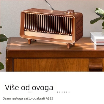 Bežični Bluetooth zvučnik s dva zvučnika – Bluetooth 5.0, 10 W, 100 Hz–20 kHz, SNR ≥70 dB, ugrađena baterija 1200–2000 mAh