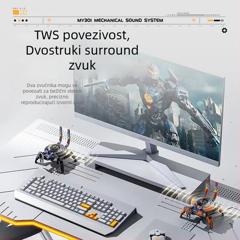 Bluetooth zvučnik sa subwooferom, audiophile razine, prenosan za dom i vanjsku upotrebu