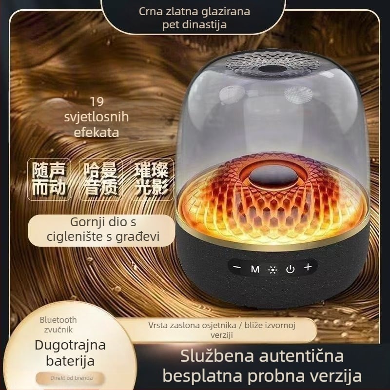 Stolni Bluetooth zvučnik s 5 zvučnika, 130W, Bluetooth 5.3, ugrađena baterija 6000mAh, raspon frekvencija 100 Hz–20 kHz
