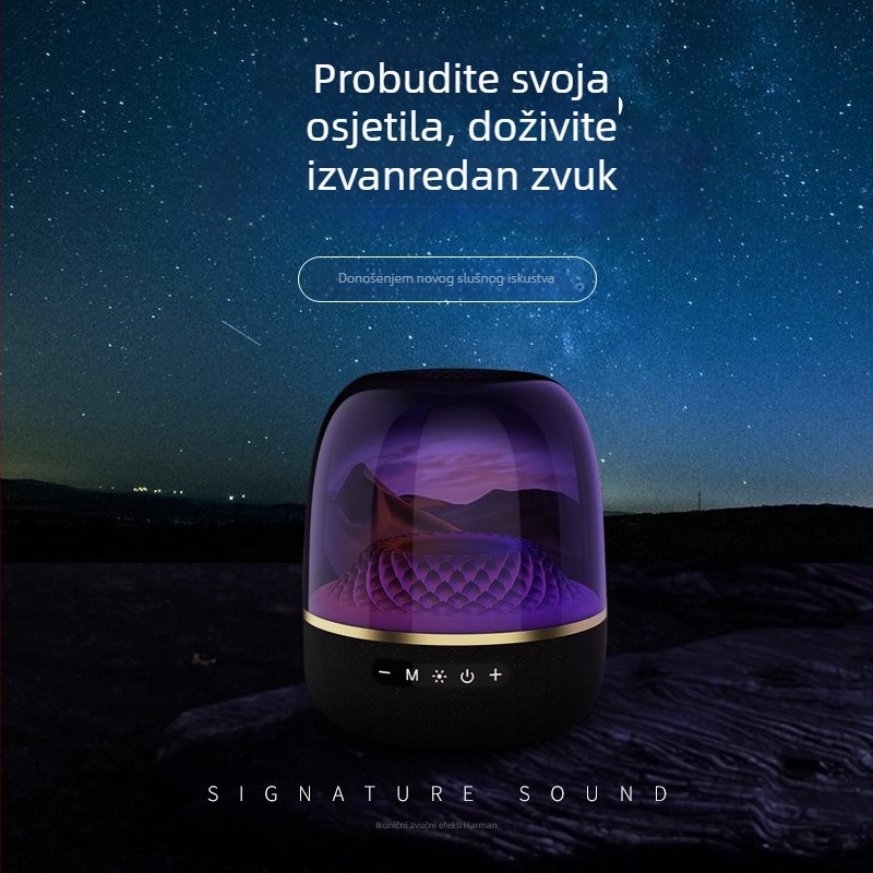 Stolni Bluetooth zvučnik s 5 zvučnika, 130W, Bluetooth 5.3, ugrađena baterija 6000mAh, raspon frekvencija 100 Hz–20 kHz