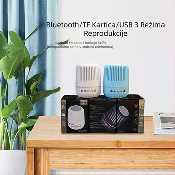Bluetooth mini zvučnik s ugrađenom baterijom, 5W, Bluetooth 5.3, 117Hz-20kHz, SNR ≥75dB