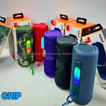 Bluetooth prijenosni zvučnik s dva zvučnika, BT 5.0, raspon frekvencija 100 Hz–20 kHz, IPX6 vodootporan, ugrađena baterija 300–500 mAh