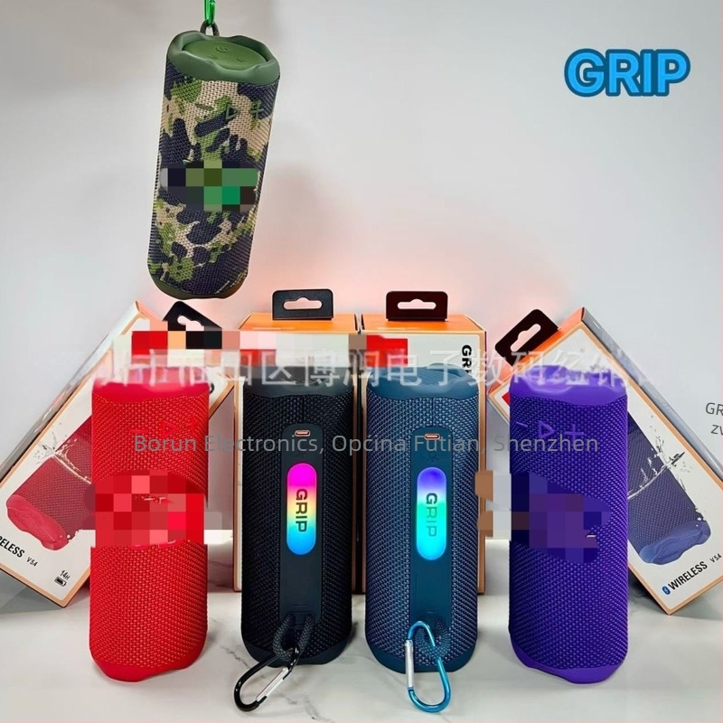 Bluetooth prijenosni zvučnik s dva zvučnika, BT 5.0, raspon frekvencija 100 Hz–20 kHz, IPX6 vodootporan, ugrađena baterija 300–500 mAh