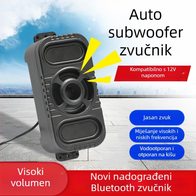 Nothing Vanjski Bluetooth zvučnik za vožnju biciklom — 12V, vodootporan, subwoofer