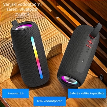 Domaći bežični Bluetooth zvučnik s dva zvučnika, 10W, BT 5.0, 100 Hz–20 kHz, ugrađena baterija 1200–2000 mAh