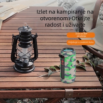 Domaći bežični Bluetooth zvučnik s dva zvučnika, 10W, BT 5.0, 100 Hz–20 kHz, ugrađena baterija 1200–2000 mAh