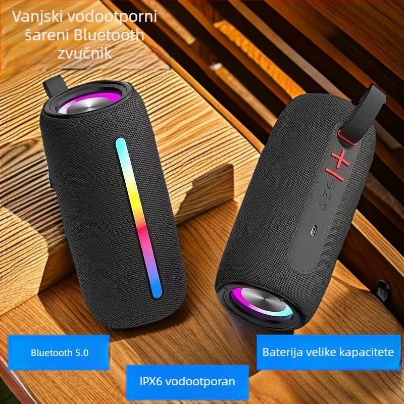 Domaći bežični Bluetooth zvučnik s dva zvučnika, 10W, BT 5.0, 100 Hz–20 kHz, ugrađena baterija 1200–2000 mAh