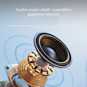 K7 bežični Bluetooth zvučnik za kućnu i vanjsku upotrebu — prijenosni, 5W, Bluetooth 5.3, 40Hz-20kHz, IPX2, domet 10 m