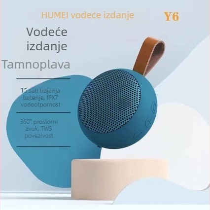 Bluetooth bežični zvučnik s magnetskim mini dizajnom, vodootporan za vanjsku upotrebu, prenosiv, TF kartica, subwoofer, visokokvalitetan zvuk