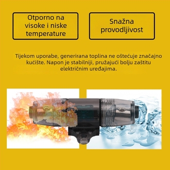 60A smeđi držač osigurača za auto audio pojačalo i subwoofer
