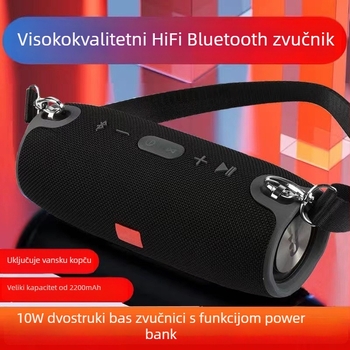 CXW XTREME Bluetooth zvučnik s ugrađenom baterijom, 2 zvučnika, 10W izlaz, Bluetooth 5.0, frekvencijski raspon 100Hz-20kHz