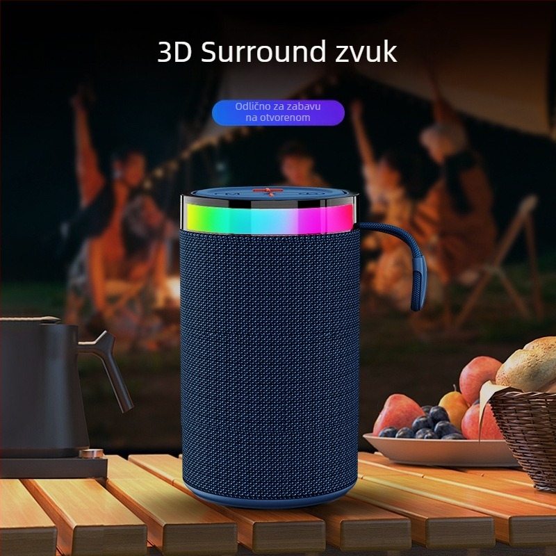 W-16 Bluetooth zvučnik – 10W, ugrađena baterija 800–1000mAh, Bluetooth 5.3, frekvencijski raspon 60Hz–15kHz, domet 10 m