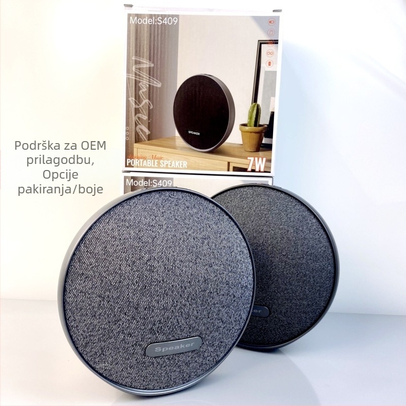 Prijenosni Bluetooth zvučnik s 3 zvučnicama, IPX5 vodootpornost, frekvencijski raspon 60 Hz–15 kHz, Bluetooth 5.3, ugrađena baterija 1200–2000 mAh