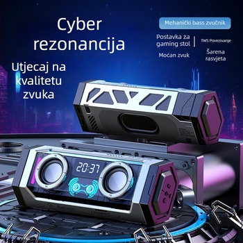 Bežični Bluetooth stolni zvučnik za karaoke, 2 zvučnika, BT 5.3, 100Hz–20kHz, 10W, ugrađena baterija 1200–2000mAh