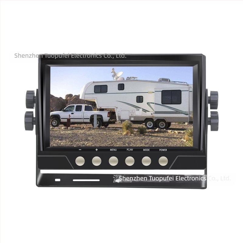 TOPFAME AHD-7010 Zaslon za vožnju unatrag, 7-inčni TFT LCD monitor, AHD ulaz, rezolucija 1920x1080P, 120° kut kamere