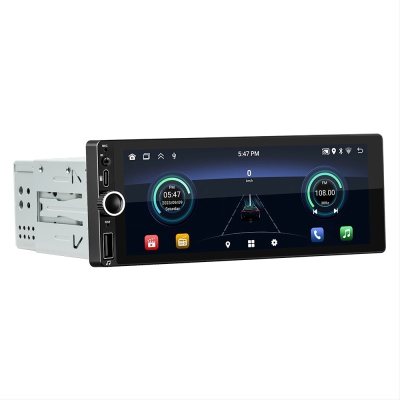 6,86-inčni univerzalni zaslon za središnju konzolu automobila s GPS navigacijom i bežičnim CarPlay