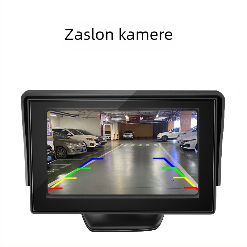 Ekran za vožnju unazad, TFT LCD, rezolucija 800x480, universalna kompatibilnost, ulazni signal N/P
