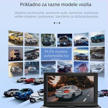 Tongjie LCD monitor za vozilo ZD4301, CVBS ulaz, rezolucija 480x272, 12-24V