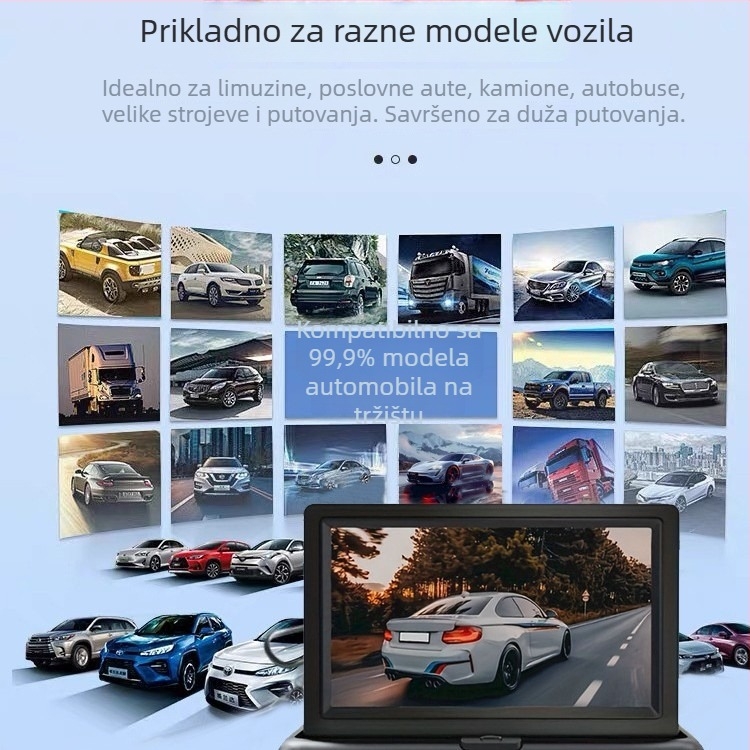Tongjie LCD monitor za vozilo ZD4301, CVBS ulaz, rezolucija 480x272, 12-24V