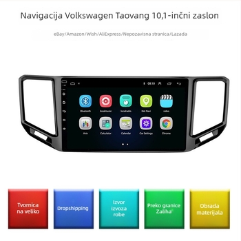 Volkswagen Teramont središnji dodirni zaslon navigacijski sustav all-in-one GPS i zaslon za prikaz slike stražnjeg gledanja