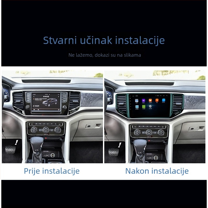 Volkswagen Teramont središnji dodirni zaslon navigacijski sustav all-in-one GPS i zaslon za prikaz slike stražnjeg gledanja