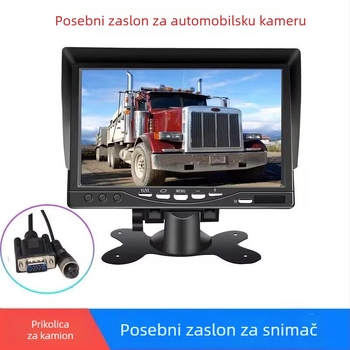 Auto LCD zaslon, TFT LCD zaslon, rezolucija 800x480 RGB, video ulaz, model L0728G