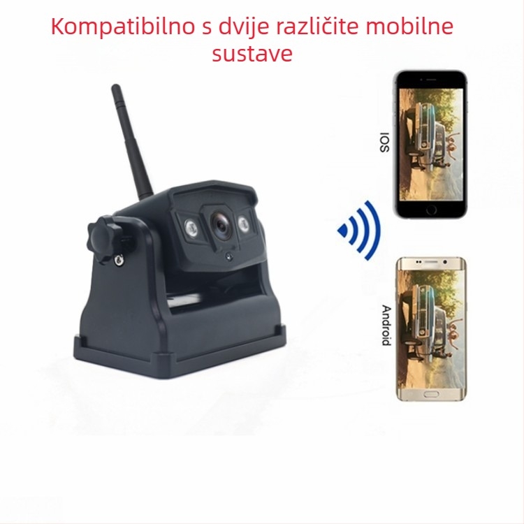 Automobilski LCD zaslon YWX-WF904, TFT LCD, rezolucija 800x480, video ulaz, PAL/NTSC, bežični sustav nadzora stražnje kamere