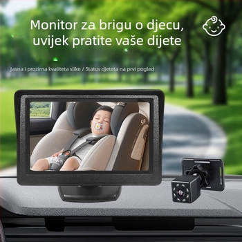 Monitor za bebe s HD zaslonom, 120° širokim kutom gledanja, rezolucija 480x272, Ts4301 model