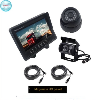 Autobusna kamera STM-9202 — dvostrano praćenje visoke rezolucije s širokim kutem noćnog vida; AV/AHD/USB/IPC signali; napajanje 12V