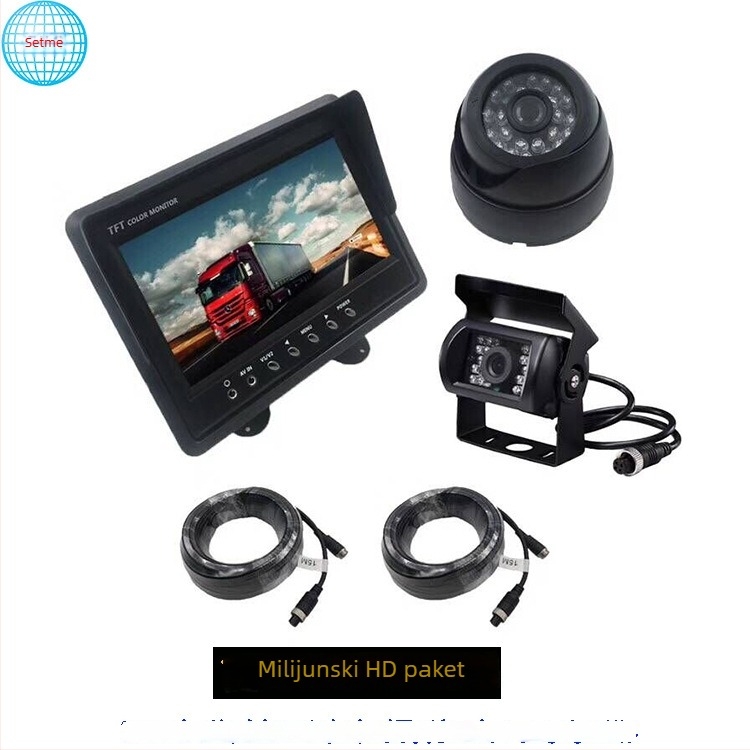 Autobusna kamera STM-9202 — dvostrano praćenje visoke rezolucije s širokim kutem noćnog vida; AV/AHD/USB/IPC signali; napajanje 12V