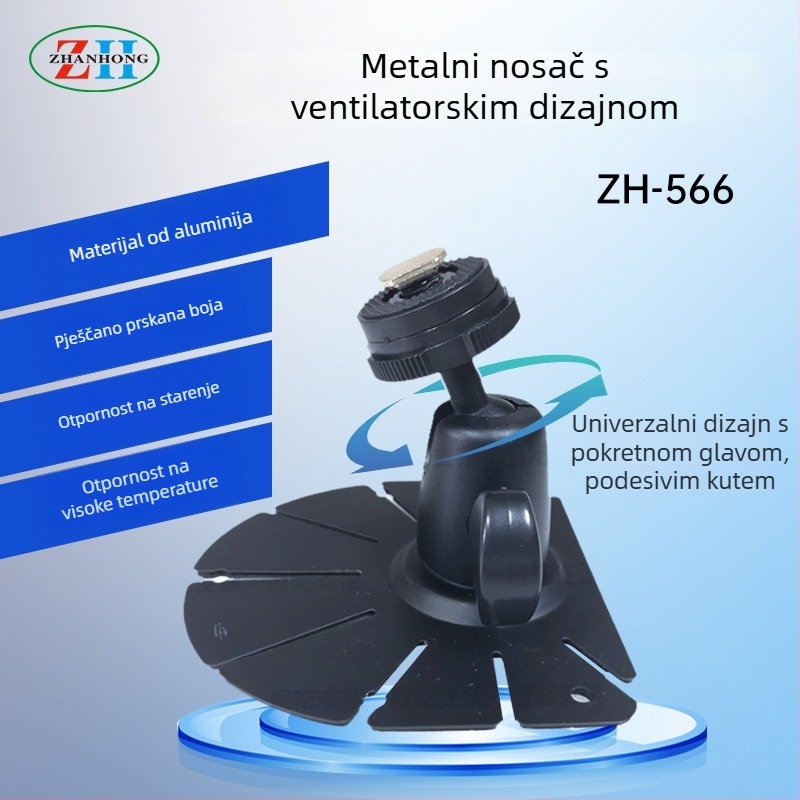 Držač za auto LCD zaslon, model ZH-566; ulaz digitalni/analogni; PAL/NTSC standard; kompatibilnost s N/P sustavima