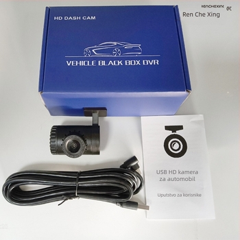Auto kamera s ADAS-om i Android navigacijom, 170° široki kut, 720p video, 24-satno skladištenje podataka, USB sučelje