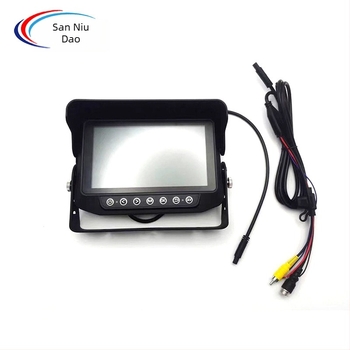 Automobilski monitor za vožnju unatrag s IP67 vodootpornim aluminijskim kućištem, rezolucija 800x480, AHD ulaz, TFT zaslon.