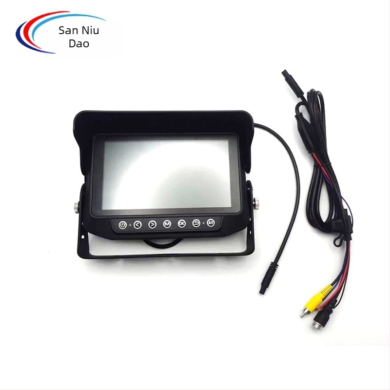 Automobilski monitor za vožnju unatrag s IP67 vodootpornim aluminijskim kućištem, rezolucija 800x480, AHD ulaz, TFT zaslon.