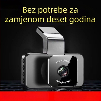 Dash cam s prednjim i stražnjim dvostrukim snimanjem, 2160P, 3,0-inčni zaslon, 1,5 GB memorije
