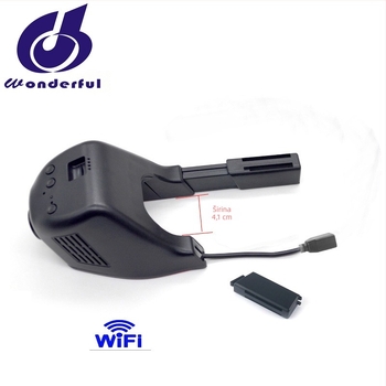 Skrivena WiFi dash cam, 1080p, 150° kut gledanja, petlja snimanja, bez zaslona