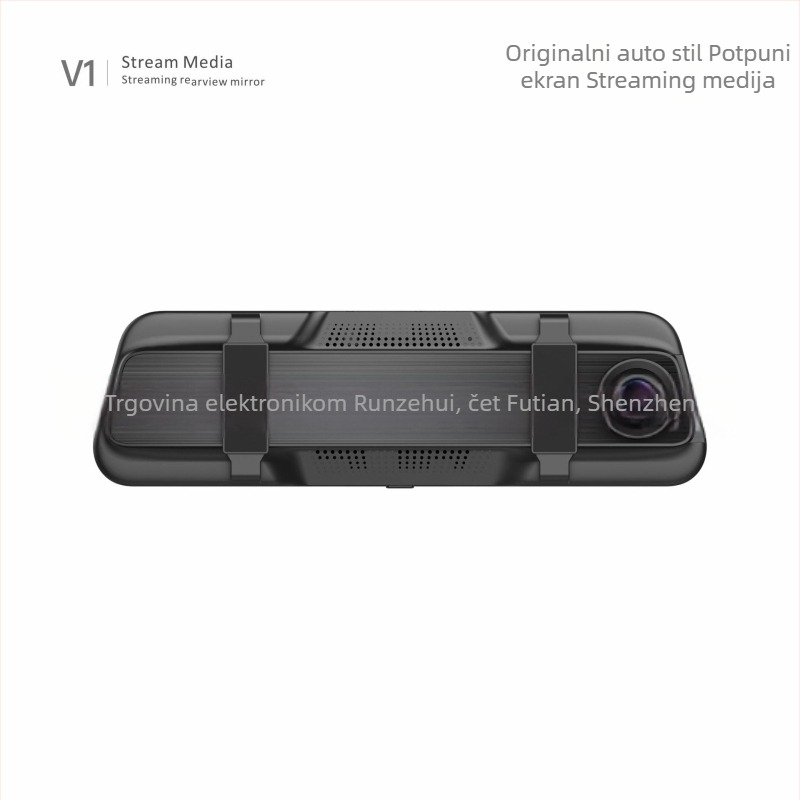 V1 Dualna kamera za auto prednja i stražnja, 1080p video, 170° široki kut, otvor blende F1.4, petlja snimanja, dodirni zaslon, USB/HDMI