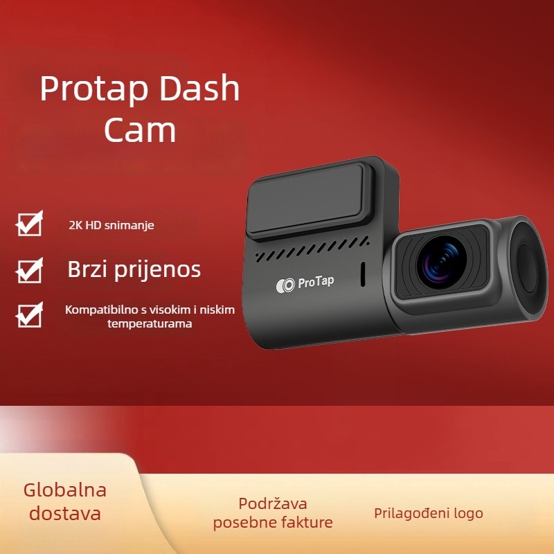 Noćna vizija automobilne kamere M1: 1080p, 140° široki kut, petlja snimanja, Bluetooth i Wi‑Fi, podrška TF kartice