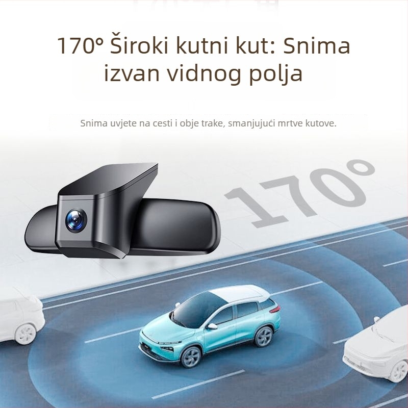 Dash kamera Buick Lacrosse – 4K Ultra HD, 120° široki kut, otvor blende F/1.33, 256GB memorija, 90-dnevno pohranjivanje podataka