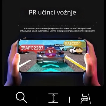 Changan Eado dash cam 4K bežična, prednja i stražnja kamera, kompatibilna s modelima 12-25