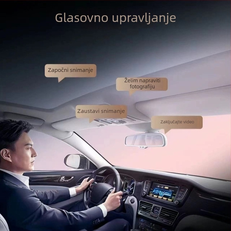 Changan Eado dash cam 4K bežična, prednja i stražnja kamera, kompatibilna s modelima 12-25