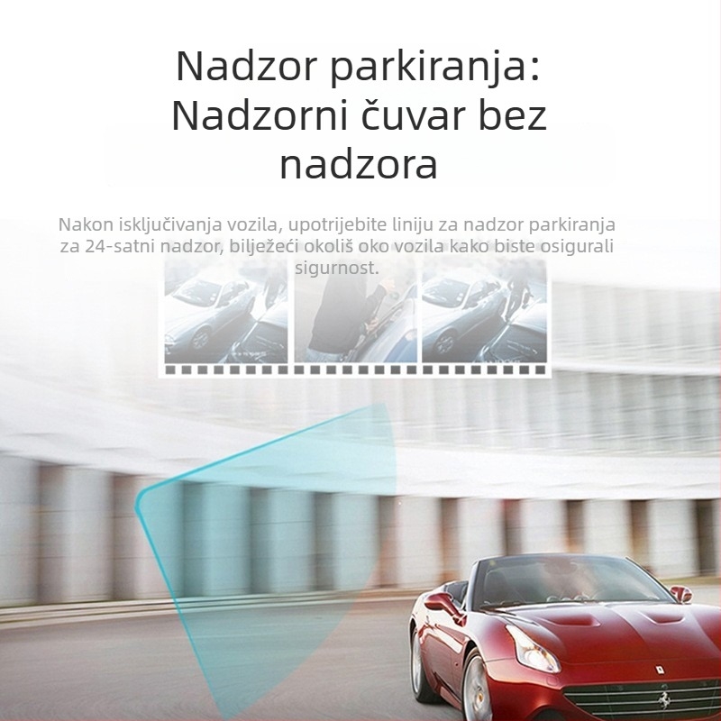 Novi registrator za automobil s 3 objektiva, trostruko snimanje, bez montaže, 1080p HD, Wi‑Fi dash cam