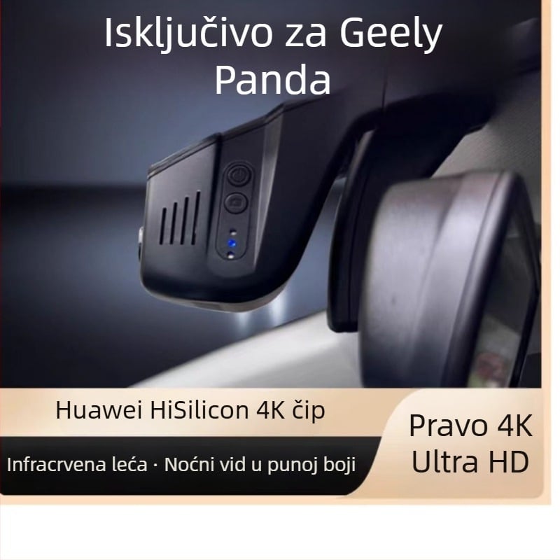 Panda Knight Kart Endurance Bear dash kamera za modele 23/24, 4K, bežično, skrivena ugradnja