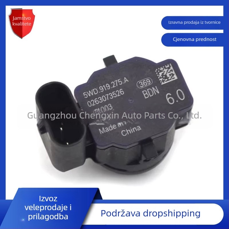 Zvukovni radar za parkiranje za Volkswagen, model 0 263 B73 526, domet detekcije 0,5–1,8 m, napajanje 12 V, 4 sonde