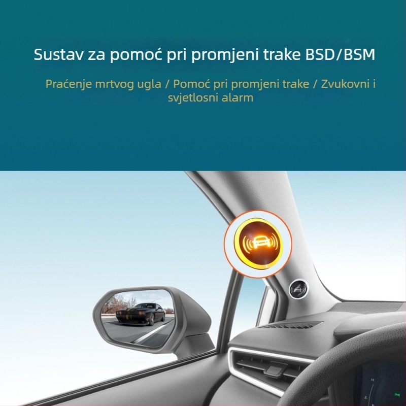 Osvijetljeni radar za vožnju unazad, model V88, 12V, 2 senzora, domet detekcije 15 m