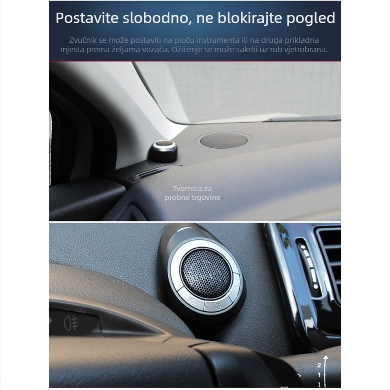 Radar za vožnju unatrag s 4 sonde, model 3029, 12V, domet sonde 0,3–2,0 m, zvučni alarm