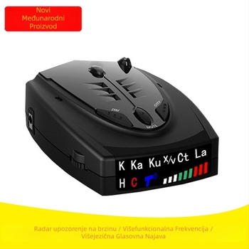 STR-525 radarska brzina, digitalni zaslon, napajanje 12V, domet detekcije 500–800 m