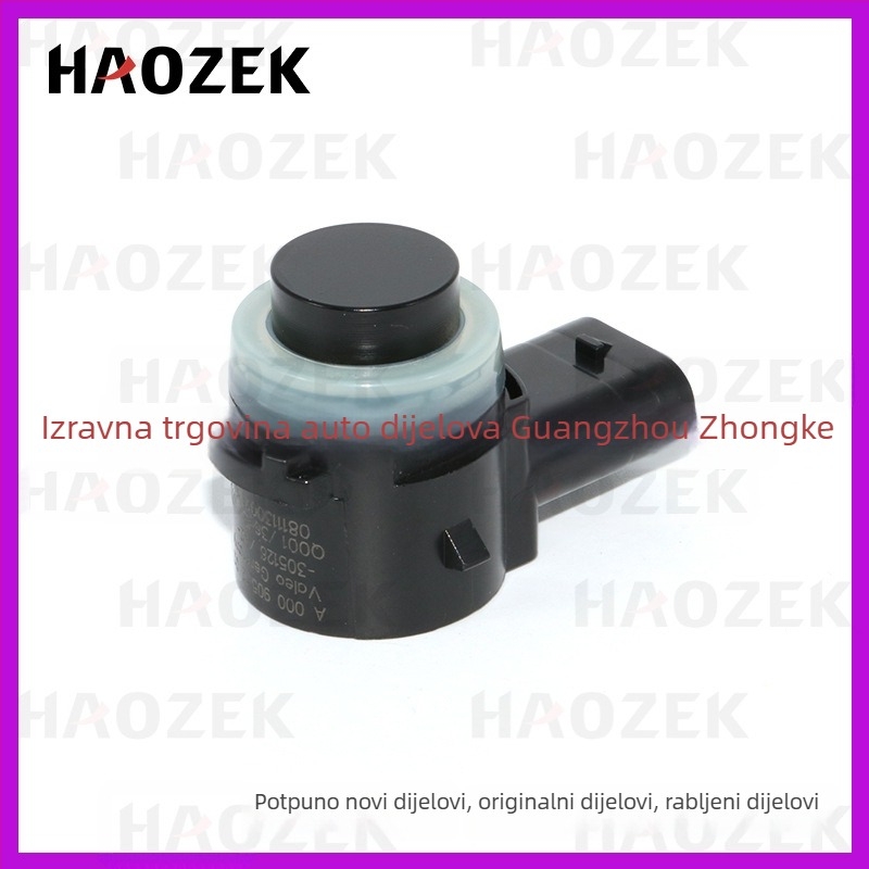 HAOZEKE Zvučni radar za vožnju unazad, 2 sonde, 12V, kompatibilno s VW i Audi