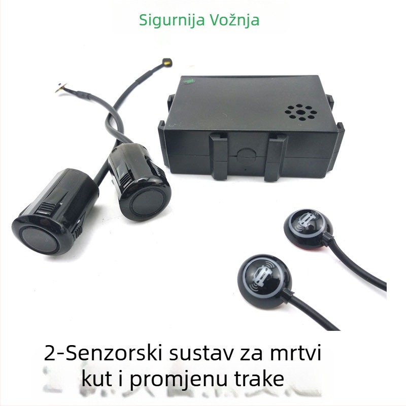 Acustični radar za parkiranje XY-5801, 2 sonde, domet 5 m, napajanje 12V, glasovno upozorenje